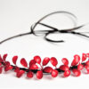 Haarreif Blumen - rot – Bild 2