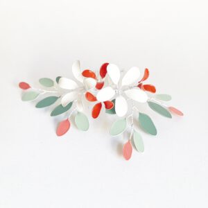 Haarkamm mit Blütendesign