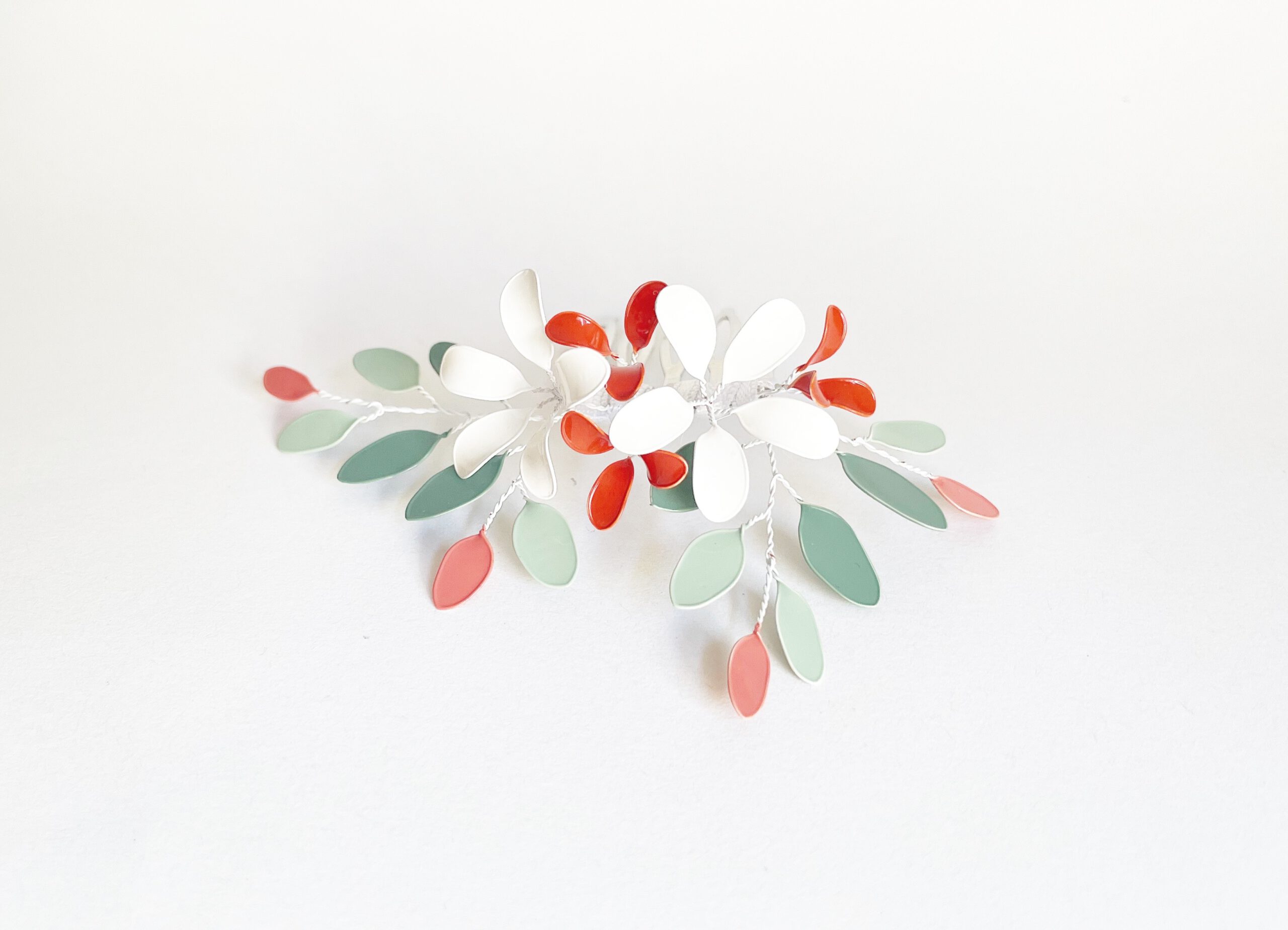 Haarkamm mit Blütendesign